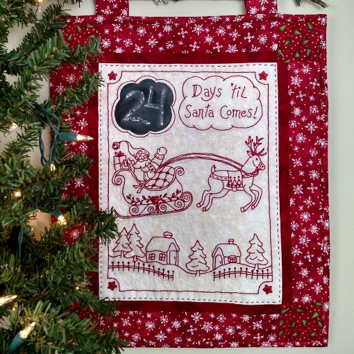 Picture of Days 'til Santa Comes Machine Embroidery