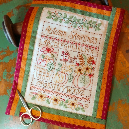 Autumn Samplings - Hand Embroidery Pattern