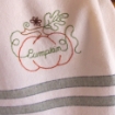 Picture of Fruit & Veggie Pumpkin Tea Towel - Hand Embroidery Pattern - Download