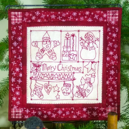 Merry Christmas Sampler - Machine Embroidery - Show Model