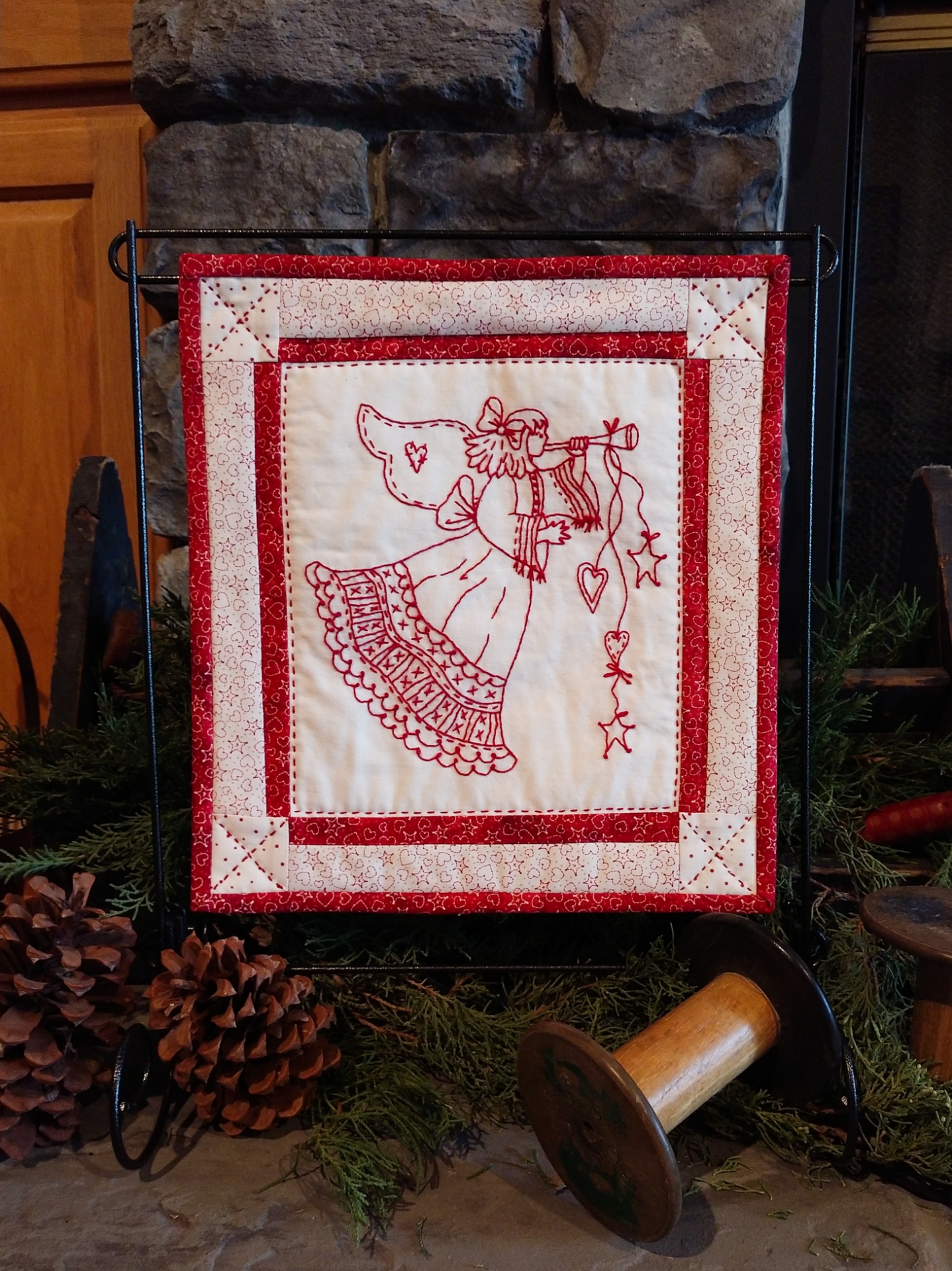 Herald Angel - Machine Embroidery Pattern - Download