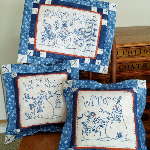 Snowman Season - Hand Embroidery Pattern