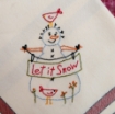 Christmas Tea Towels - Hand Embroidery Pattern