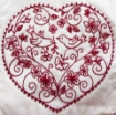 Lacy Valentine Heart - Machine Embroidery Pattern