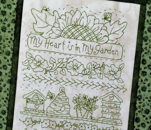 Garden Sampler GreenWork - Machine Embroidery Pattern