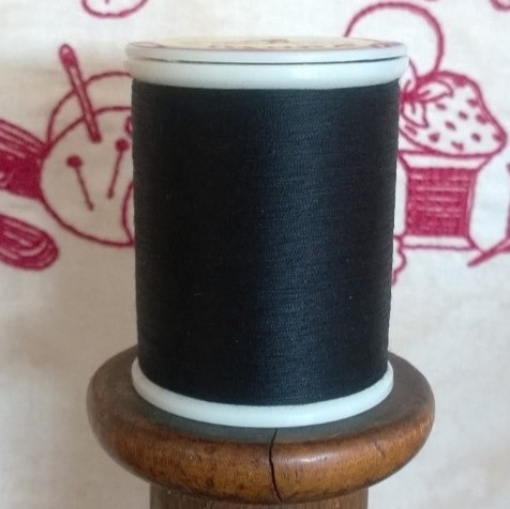 Black Machine Embroidery Thread