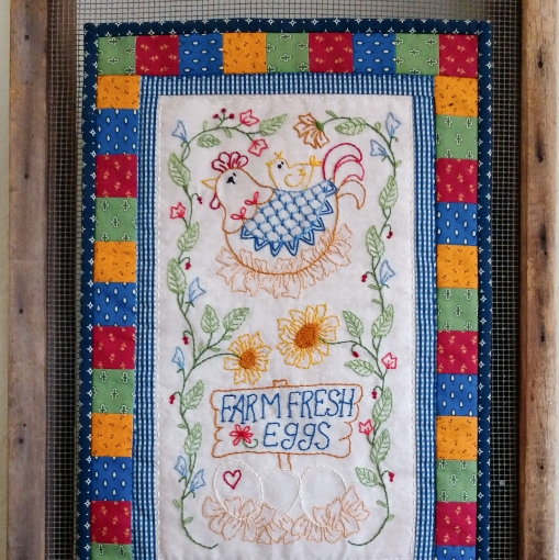 Farm Fresh Eggs - Hand Embroidery Pattern
