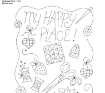My Happy Place! - Hand Embroidery Pattern