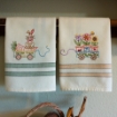 Easter Tea Towels - Machine Embroidery Pattern