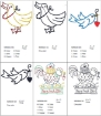Animal Stackers Machine Embroidery Pattern