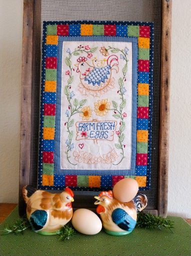 Farm Fresh Eggs - Hand Embroidery Pattern