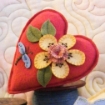 Picture of BIG Flower Pin Cushions - Wool Applique Pattern - Shipped