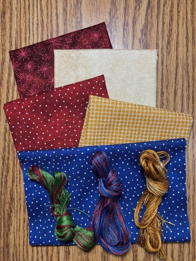 Picture of Celebrate Americana Quilt - Materials Pack for Hand Embroidery