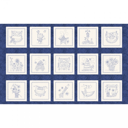 Picture of Almost Perfect - Summertime Collection - Blocks (27") - Blue