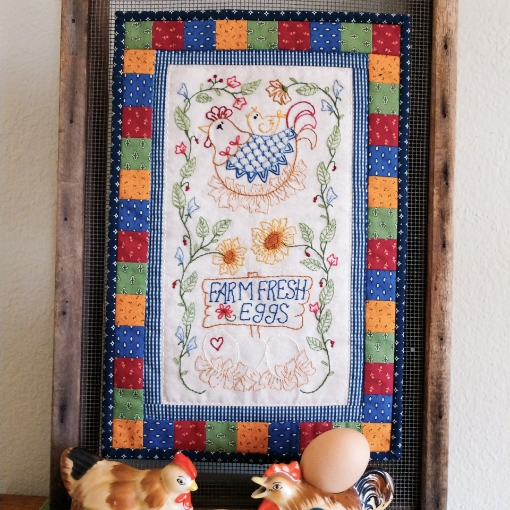 	Farm Fresh Eggs - Hand Embroidery Pattern