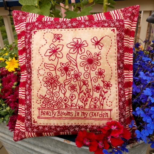 Beauty Blooms in my Garden - Machine Embroidery Pattern