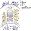 Friends & Family Welcome Machine Embroidery Pattern