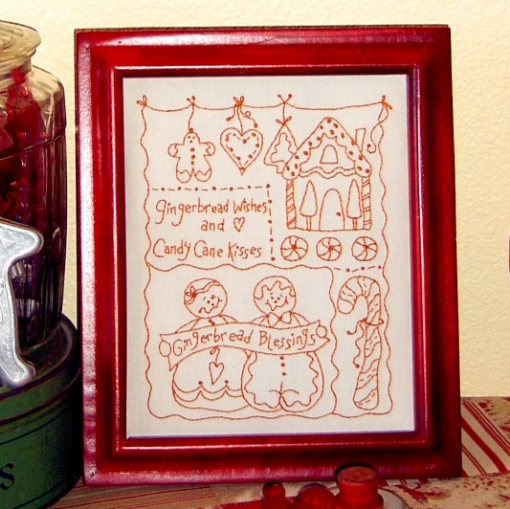 	Gingerbread Blessings Hand Embroidery Pattern