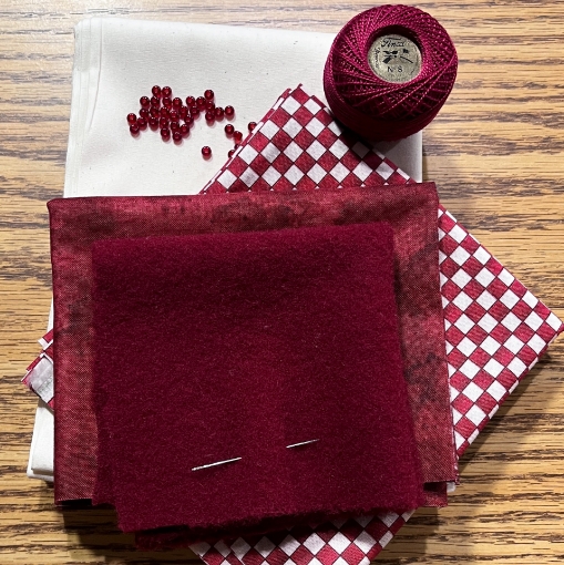 Picture of RedWork Snow People Materials Pack