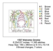 Welcome Gnome - Machine Embroidery Pattern