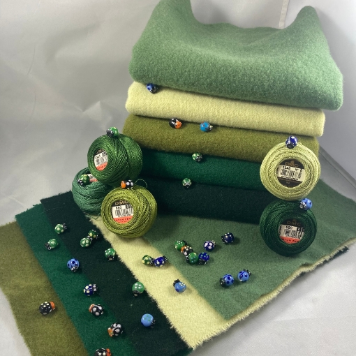 Picture of Shades of Green Wool Bundle
