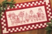 Picture of Santa Quartet! Table Runner - Machine Embroidery