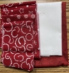 100% Kitty Lover RedWork - Fabric Packet