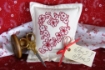 Picture of Floral Heart Pin Cushion - Hand Embroidery Complete Kit
