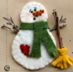 Picture of Snowfolks - Wool Applique Pattern - Shipped