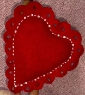 Picture of Lacey Heart Trio - Wool Applique Complete Kit
