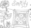 Simplify - Hand Embroidery Pattern