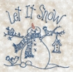 Snowman Season - Machine Embroidery Pattern