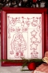 Picture of Ho Ho Ho Santa Redwork - Hand Embroidery Pattern - Shipped