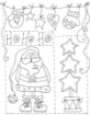 Picture of Ho Ho Ho Santa Redwork - Hand Embroidery Pattern - Shipped