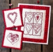 Picture of Patchwork Hearts - Machine Embroidery Pattern - Shipped