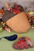 Picture of BIG Fat Acorn Pin Cushion Set - Wool Applique Pattern - Download
