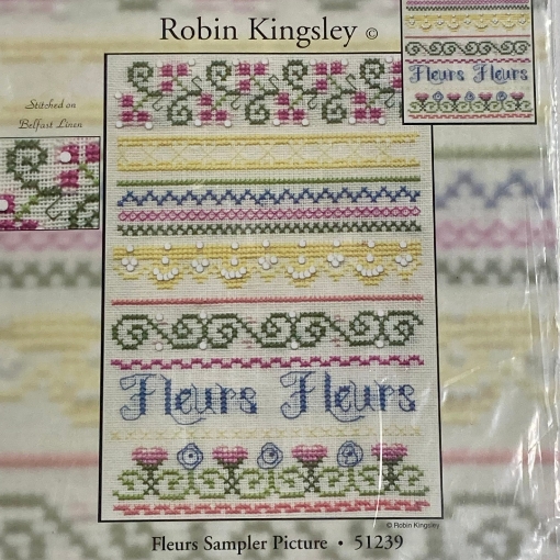 Picture of Fleurs Sampler - Counted Cross Stitch - Kit