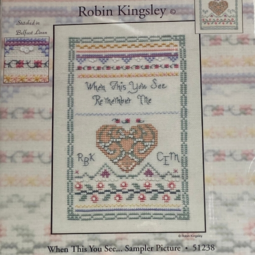 Picture of Remember Me Sampler - Counted Cross Stitch - Kit