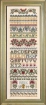Picture of Strawberry Band Sampler - Counted Cross Stitch - Kit