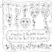 Picture of Friendship Ties the Hearts - Hand Embroidery Pattern - Download