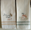 Picture of Harvest Tea Towels - Hand Embroidery Pattern - Download
