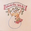Picture of Wonderful Winter Tea Towel - Hand Embroidery Pattern - Download
