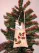 Picture of Holiday Holly Wool Gift Bag - Wool Applique Pattern - Download