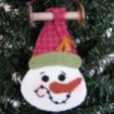 Picture of Bobbin Applique Snowman - Wool Applique Pattern - Download