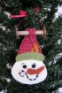 Picture of Bobbin Applique Snowman - Wool Applique Pattern - Download