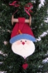 Picture of Bobbin Santa Ornament - Wool Applique Pattern - Download