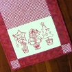 Picture of Christmas & New Year Table Runner - Hand Embroidery Pattern - Download