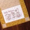 Picture of Halloween & Thanksgiving Table Runner - Hand Embroidery Pattern - Download