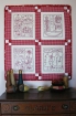 Picture of Seasonal Patchwork Samplers Quilt - Hand Embroidery Pattern - Download