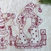 Santa Portrait Trio - Hand Embroidery Pattern
